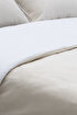 Picture of Koza Home Linda Cream Velvet Double Duvet Cover Set 200x220 4 Pillows 5007 200 x 220