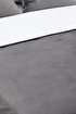 Picture of Koza Home Linda Anthracite Velvet Double Duvet Cover Set 200x220 4 Pillows 5011 200 x 220