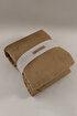 Picture of Koza Home Elite Mustard Velvet Double Bedspread 230x250 2 Pillow 50x70 5022 230 x 250