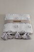Picture of Koza Home Wanda Gray Double Edge Tasseled Blanket 220x240 5025 220 x 240