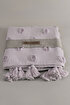Picture of Koza Home Wanda Lilac Double Edge Tasseled Blanket 220x240 5025 220 x 240