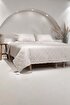 Picture of Koza Home Stella Beige Double Bedspread with Diamond Pattern 230x250 2 Pillow 50x70 5029 230 x 250