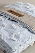 Picture of Koza Home Sitra Gray Double Tasseled Bedspread 230x250 2 Pillow 50x70 5033 230 x 250