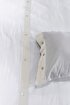 Picture of Koza Home Dave Ivory Mother of Pearl Buttoned Double Duvet Cover Set 200x220 4 Pillows 5043 200 x 220