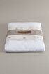 Picture of Koza Home Dave Ivory Mother of Pearl Buttoned Double Duvet Cover Set 200x220 4 Pillows 5043 200 x 220