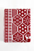 Picture of Koza Home Destino Red New Year Christmas Patterned TV Blanket 130x170 2023 130 x 170