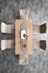 Picture of Koza Home Cesta Handmade Knitted Natural Runner 37x136 4008 37 x 136