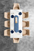 Picture of Koza Home Cesta Handmade Knitted Navy Blue Runner 37x136 4015 37 x 136