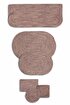 Picture of Koza Home Cesta Handmade Knitted Purple Corner Runner 37x136 4025 37 x 136