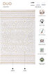 Picture of  Duo Cream Yellow Double Sided Washable Woven Rug 24247A 60 x 100