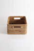 Koza Home Meander Rattan Küçük Boy Saklama Kutusu & Dekoratif Sepet 27x25x15 cm 4585 27x25x15 resmi
