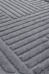 Picture of Koza Home Medea Gray 2-Piece Cotton Bathroom Mat Set 60x100 60x50 8593 60 x 100-60 x 50