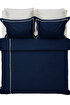 Picture of Koza Home Boho Fringed Blue Duvet Cover Set Double 200 x 220 7031A 200 x 220