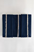 Picture of Koza Home Boho Fringed Blue Duvet Cover Set Double 200 x 220 7031A 200 x 220