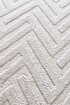 Picture of Koza Carpet Malta Scandinavian Cream Carpet Living Room Bedroom Hallway Kitchen Machine Rug 33058 80 x 80