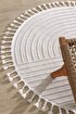 Picture of Koza Carpet Malta Scandinavian Cream Carpet Living Room Bedroom Hallway Kitchen Machine Rug 33410 80 x 80