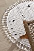 Picture of Koza Carpet Malta Scandinavian Cream Black Carpet Living Room Bedroom Hallway Kitchen Machine Rug 33412 80 x 80