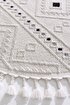 Picture of Koza Carpet Malta Scandinavian Cream Black Carpet Living Room Bedroom Hallway Kitchen Machine Rug 33412 80 x 80