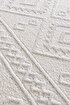 Picture of Koza Carpet Malta Scandinavian Cream Carpet Living Room Bedroom Hallway Kitchen Machine Rug 33412 80 x 80