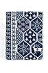 Picture of Koza Home Destino Blue New Year Christmas Patterned Tv Blanket 130x170 2022 130 x 170