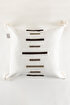 Picture of Koza Home Craft Multi Stripe Patterned Tassel Bead Fiber Filled Cushion 43 x 43 35300A 43 x 43