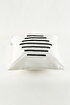 Picture of Koza Home Craft Black Stripe Patterned Beaded Fiber Filled Cushion 43 x 43 35306A 43 x 43