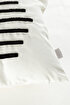 Picture of Koza Home Craft Black Stripe Patterned Beaded Fiber Filled Cushion 43 x 43 35306A 43 x 43