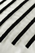 Picture of Koza Home Craft Black Stripe Patterned Beaded Fiber Filled Cushion 43 x 43 35306A 43 x 43