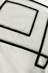 Picture of Koza Home Craft Black Diamond Slice Patterned Beaded Fiber Filled Cushion 43 x 43 35307A 43 x 43