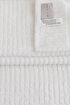 Picture of Koza Home Ivory White Border Micro Fiber 100% Cotton 2-Piece Bath Towel Set 50 X 90 - 70 X 140 1101A 50 x 90 - 70 x 140
