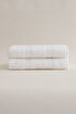Picture of Koza Home Ivory White Border Micro Fiber 100% Cotton 2-Piece Hand Face Towel Set 50 X 90 - 50 X 90 1107A 50 x 90 - 50 90