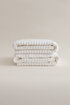 Picture of Koza Home Ivory White Border Micro Fiber 100% Cotton 2-Piece Hand Face Towel Set 50 X 90 - 50 X 90 1107A 50 x 90 - 50 90