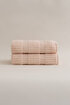 Picture of Koza Home Ivory Salmon Border Micro Fiber 100% Cotton 2-Piece Hand Face Towel Set 50 X 90 - 50 X 90 1109A 50 x 90 - 50 90