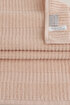 Picture of Koza Home Ivory Salmon Border Micro Fiber 100% Cotton 2-Piece Hand Face Towel Set 50 X 90 - 50 X 90 1109A 50 x 90 - 50 90