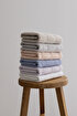 Picture of Koza Home Ivory Lilac Border Micro Fiber 100% Cotton 2-Piece Hand Face Towel Set 50 X 90 - 50 X 90 1111A 50 x 90 - 50 90