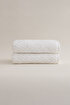 Picture of Koza Home Ivory White Embossed Textured Micro Fiber 100% Cotton 2-Piece Hand Face Towel Set 50 X 90 - 50 X 90 1119A 50 x 90 - 50 90