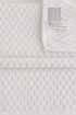 Picture of Koza Home Ivory White Embossed Textured Micro Fiber 100% Cotton 2-Piece Hand Face Towel Set 50 X 90 - 50 X 90 1119A 50 x 90 - 50 90