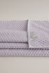 Picture of Koza Home Ivory Lilac Embossed Texture Micro Fiber 100% Cotton 2-Piece Hand Face Towel Set 50 X 90 - 50 X 90 1123A 50 x 90 - 50 90