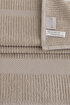 Picture of Koza Home Ivory Beige Corduroy Micro Fiber 100% Cotton 2-Piece Bath Towel Set 50 X 90 - 70 X 140 1128A 50 90 - 70 x 140