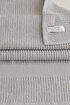 Picture of Koza Home Ivory Gray Corduroy Micro Fiber 100% Cotton 2-Piece Hand Face Towel Set 50 X 90 - 50 X 90 1132A 50 x 90 - 50 90
