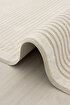 Picture of Koza Carpet Farahan Cream Cinnamon Geometric Dustproof Living Room Corridor Balcony Terrace Garden Living Room Carpet A0859A 60 x 100