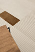 Picture of Koza Carpet Farahan Cream Cinnamon Geometric Dustproof Living Room Corridor Balcony Terrace Garden Living Room Carpet A0859A 60 x 100