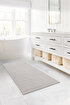Picture of Koza Halı Country 100% Cotton Kilim Cream Bath Mat Corridor and Entrance Carpet 80x150 8597 80 x 150