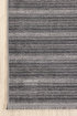 Picture of Koza Halı Stripe Anthracite Rug Non-Slip Base Living Room Living Room Entrance Carpet 33010A 60 x 100