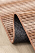 Picture of Koza Halı Stripe Terra Kilim Non-Slip Base Living Room Entrance Carpet 33012A 60 x 100