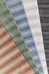 Picture of Koza Carpet Stripe Blue Rug Non-Slip Base Living Room Sitting Room Entrance Carpet 33013A 60 x 100