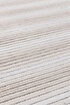 Picture of Koza Halı Stripe Cream Rug Non-Slip Base Living Room Living Room Entrance Carpet 33014A 60 x 100