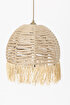 Picture of Koza Carpet Halo Metal Macrame Detailed Straw Tassel Bohemian Chandelier 9091 30 x 80