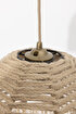 Picture of Koza Carpet Halo Metal Macrame Detailed Straw Tassel Bohemian Chandelier 9091 30 x 80