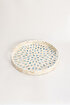 Picture of Koza Home Meander Blue Drop Mother-of-Pearl Mosaic Tray 35 x 4 cm 4321 35x4
